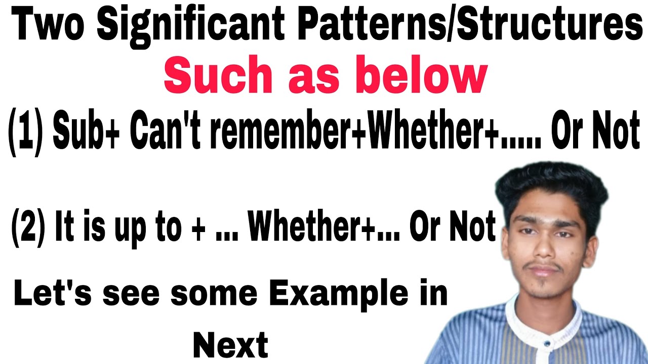 (2) Essential Structures/Patterns