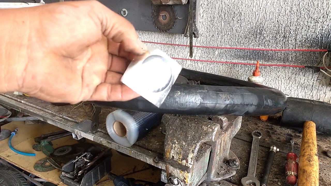 Como colar câmara de ar com remendo frio.