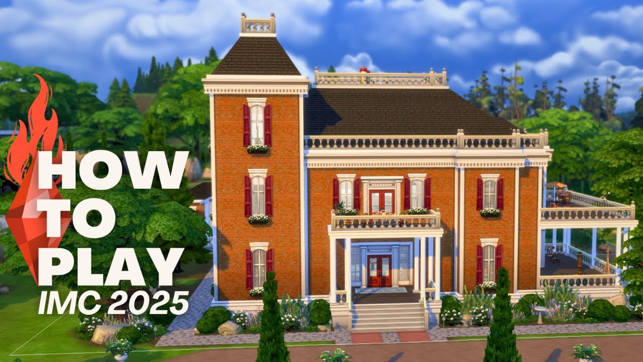 How To Play the Inherited Manor Challenge 2025 - A BASE GAME ONLY Fixer-Upper in The Sims 4