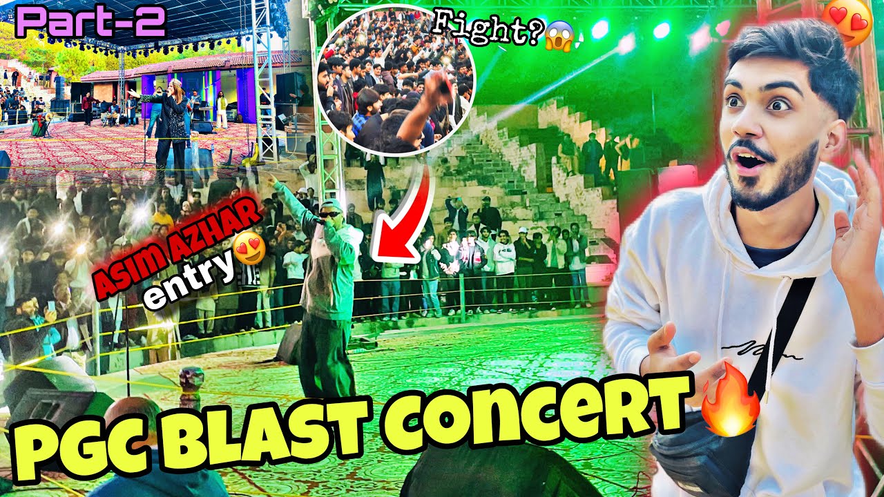 Craziest Concert 2k25 |Asim Azhar’s Entry Crowd Gone Mad!🥵🔥