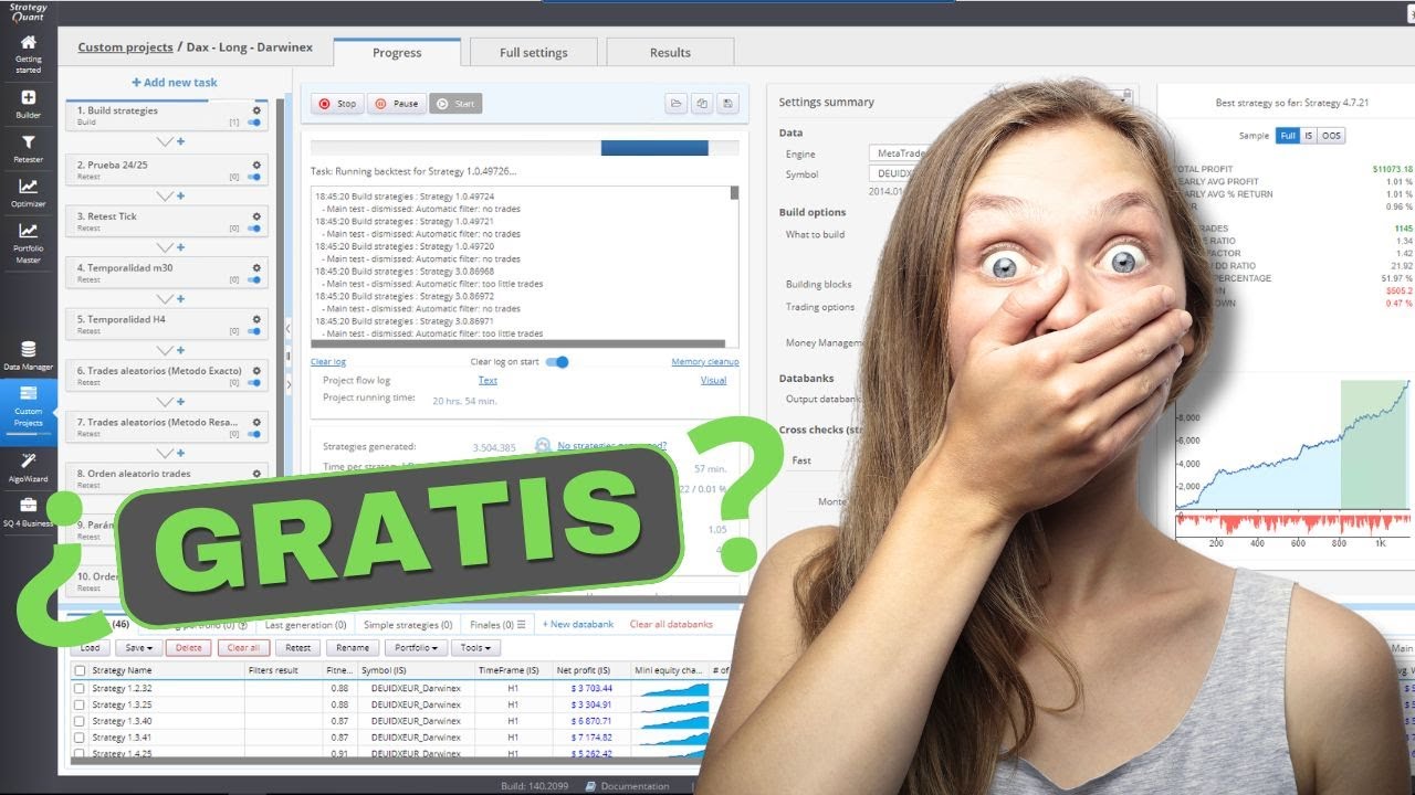 💸 Consigue StrategyQuant PRO GRATIS y Legalmente &ndash; &iexcl;No es Pirater&iacute;a! #gratis #strategyquant