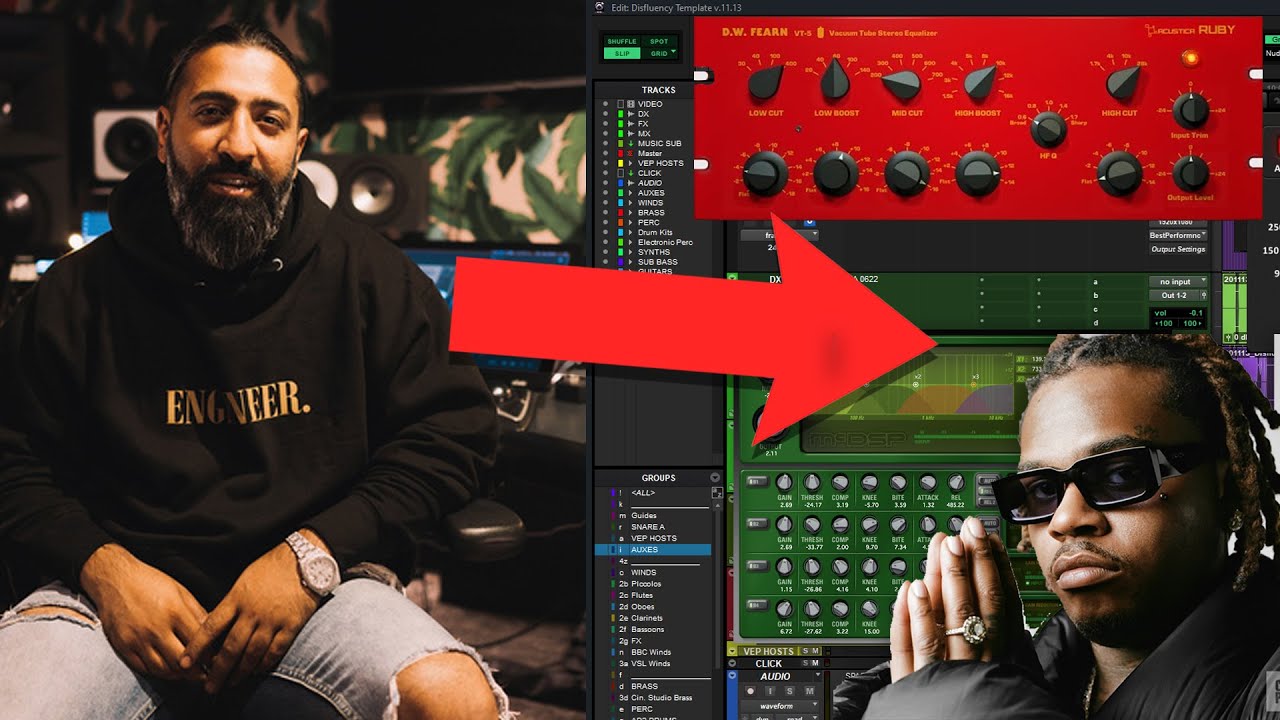 Как Бэйнз сводит вокал для Gunna, Young Thug и Polo G