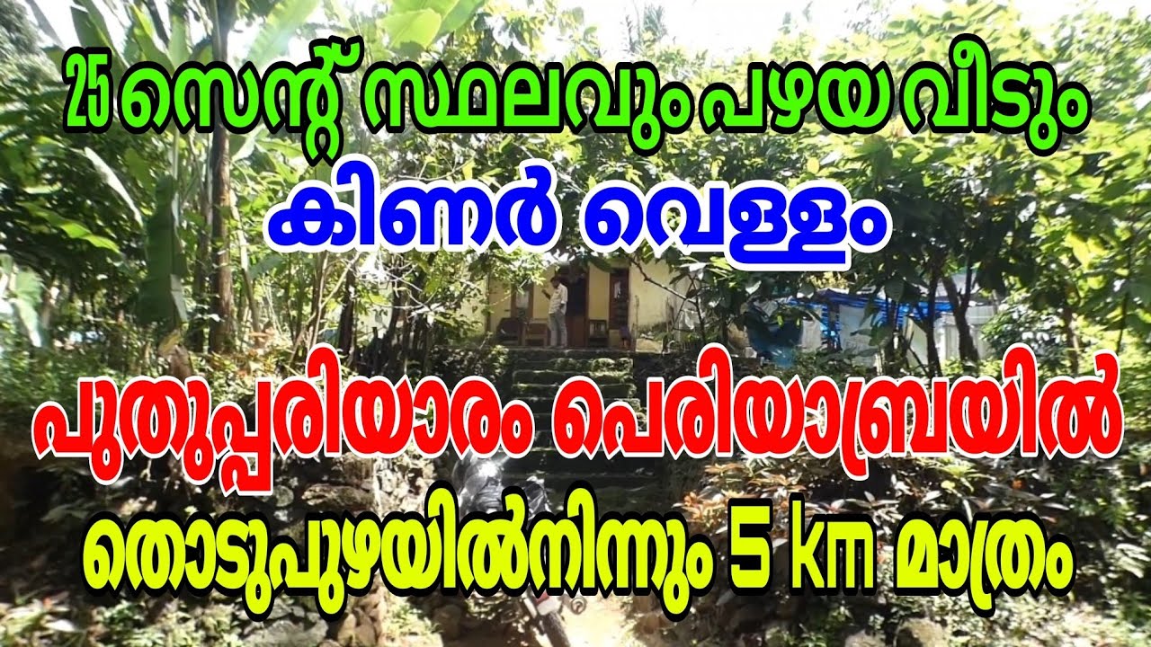 25 സെൻറ് സ്ഥലം, ചെറിയ വീട്, പുതുപ്പരിയാരം, പെരിയാമ്പ്ര, തൊടുപുഴ 