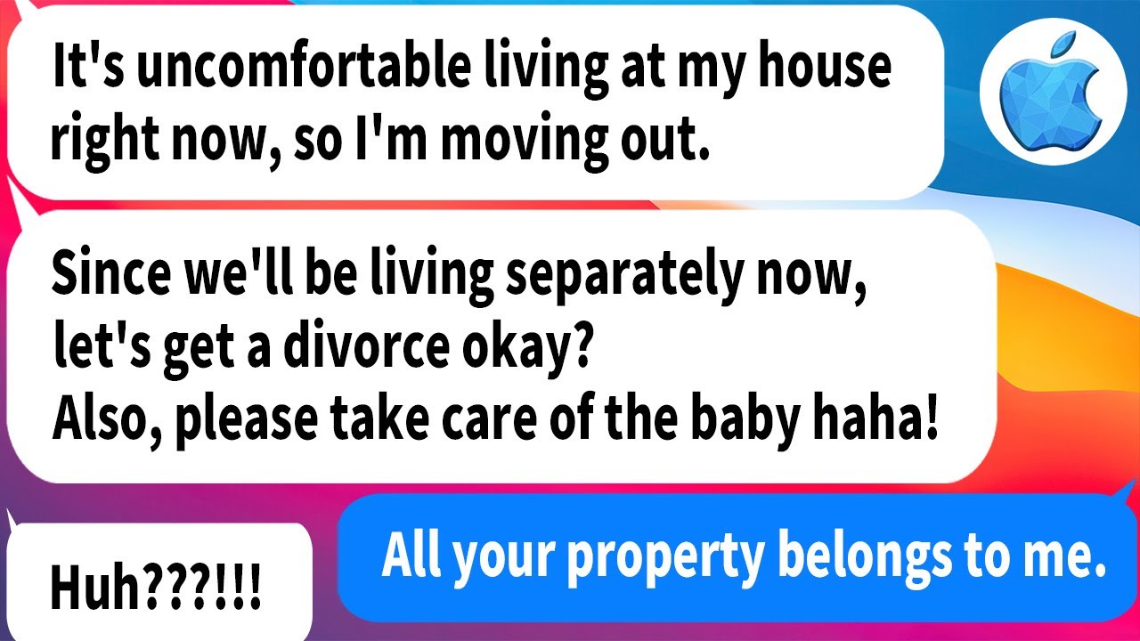 【Apple】My husband moved out without permission while I was giving birth!? The result of punishing...