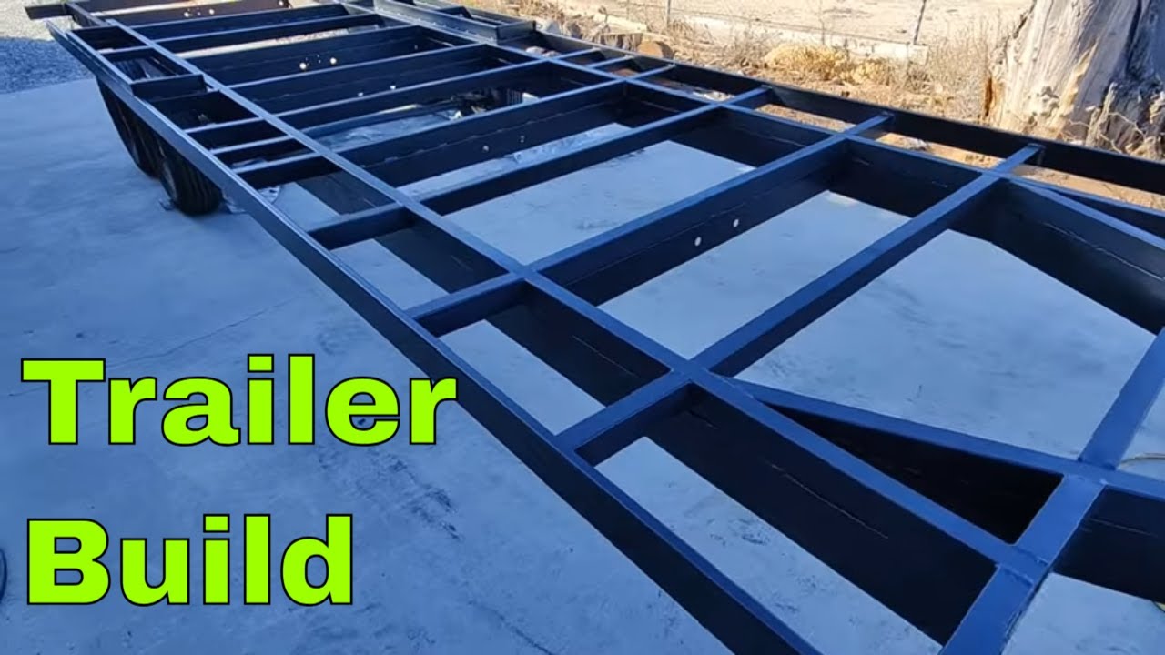 Trailer Build from RV trailer to Deck Over part 1