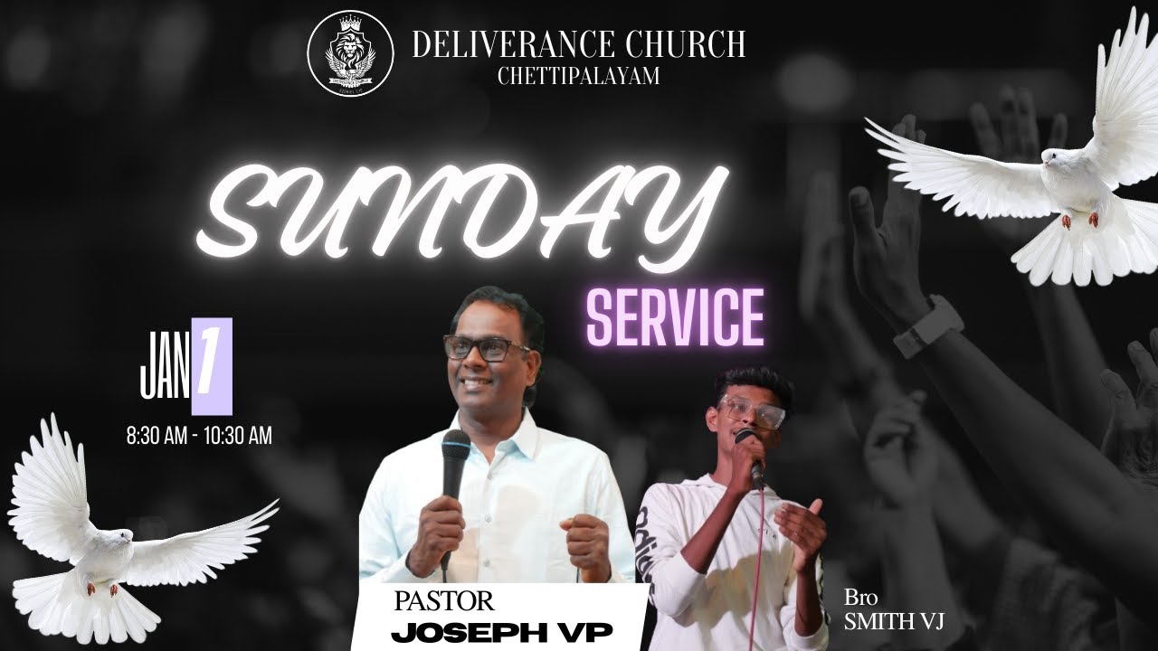 DELIVERANCE CHURCH (COIMBATORE) //  Sunday Service  // Pr. Joseph VP