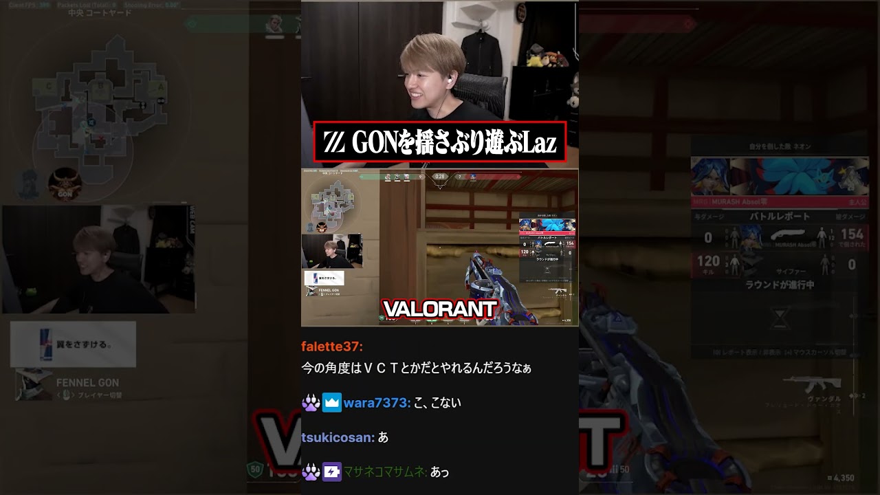 GONを揺さぶり遊ぶLaz 