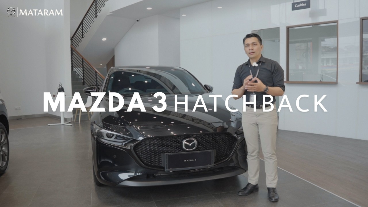 MAZDA 3 Hatchback - Jet Black Mica | Review Ft. Christ Mazda