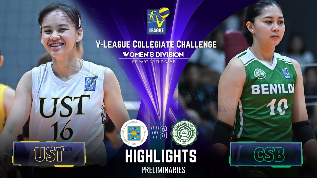 UST vs CSB Full Game Highlights   V League Collegiate Challenge 2024  #fyp #vleague2024