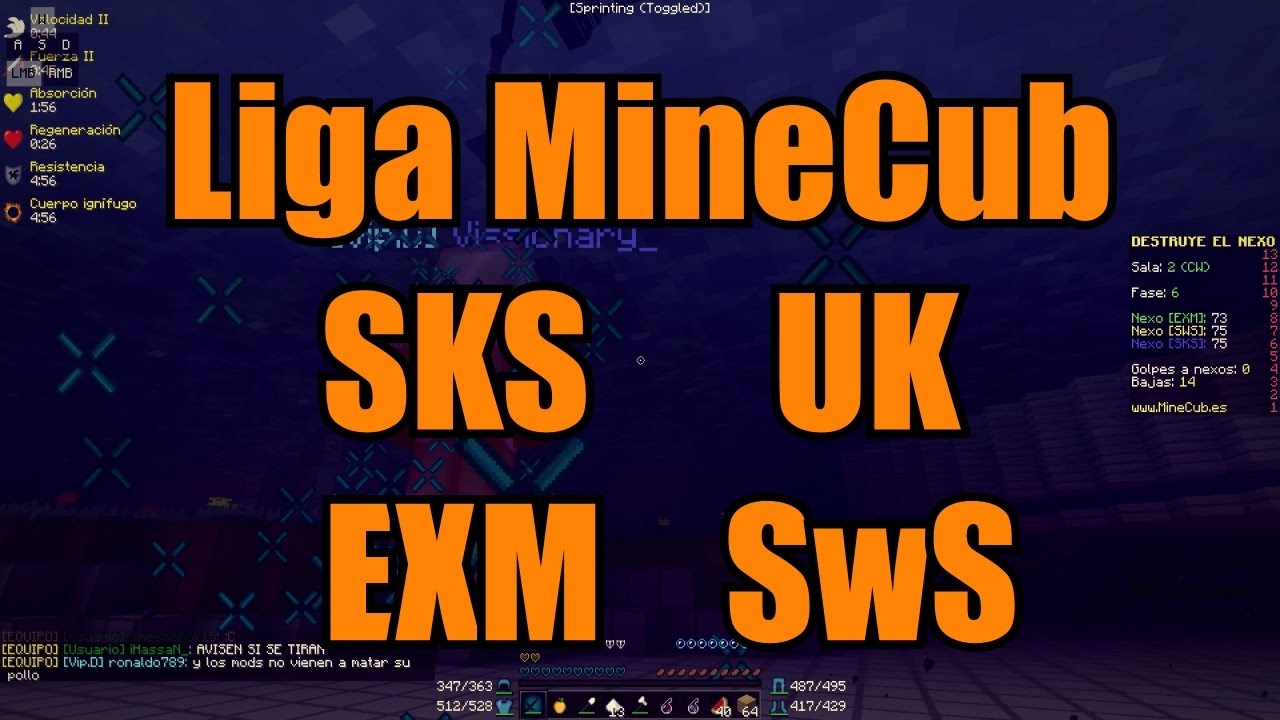[Liga MineCub&hearts;] SwS ExM UK SKS | 3era Fecha