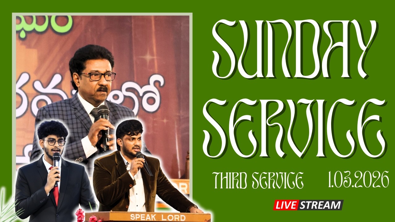 Sunday Third Service | 01-03-2026 | Rev.Dr.M.Mari Dass | Prayer Warriors Church | Ramnagar #live
