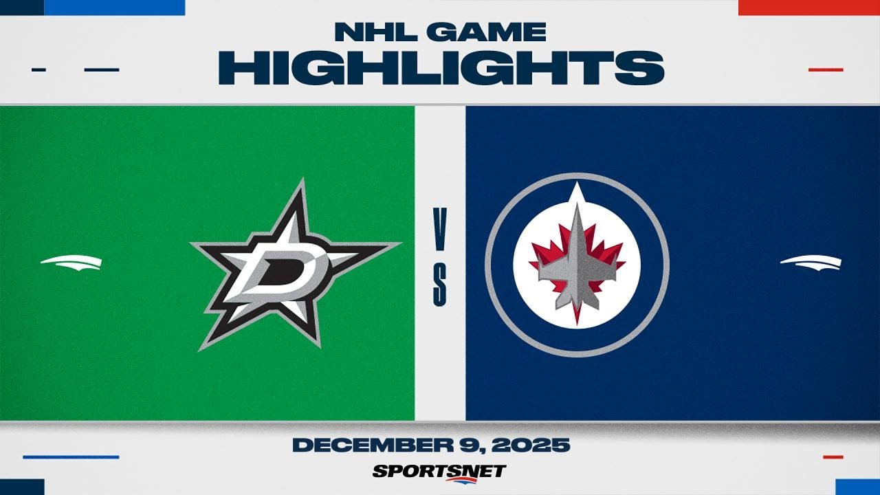 NHL Highlights | Stars vs. Jets - December 9, 2025