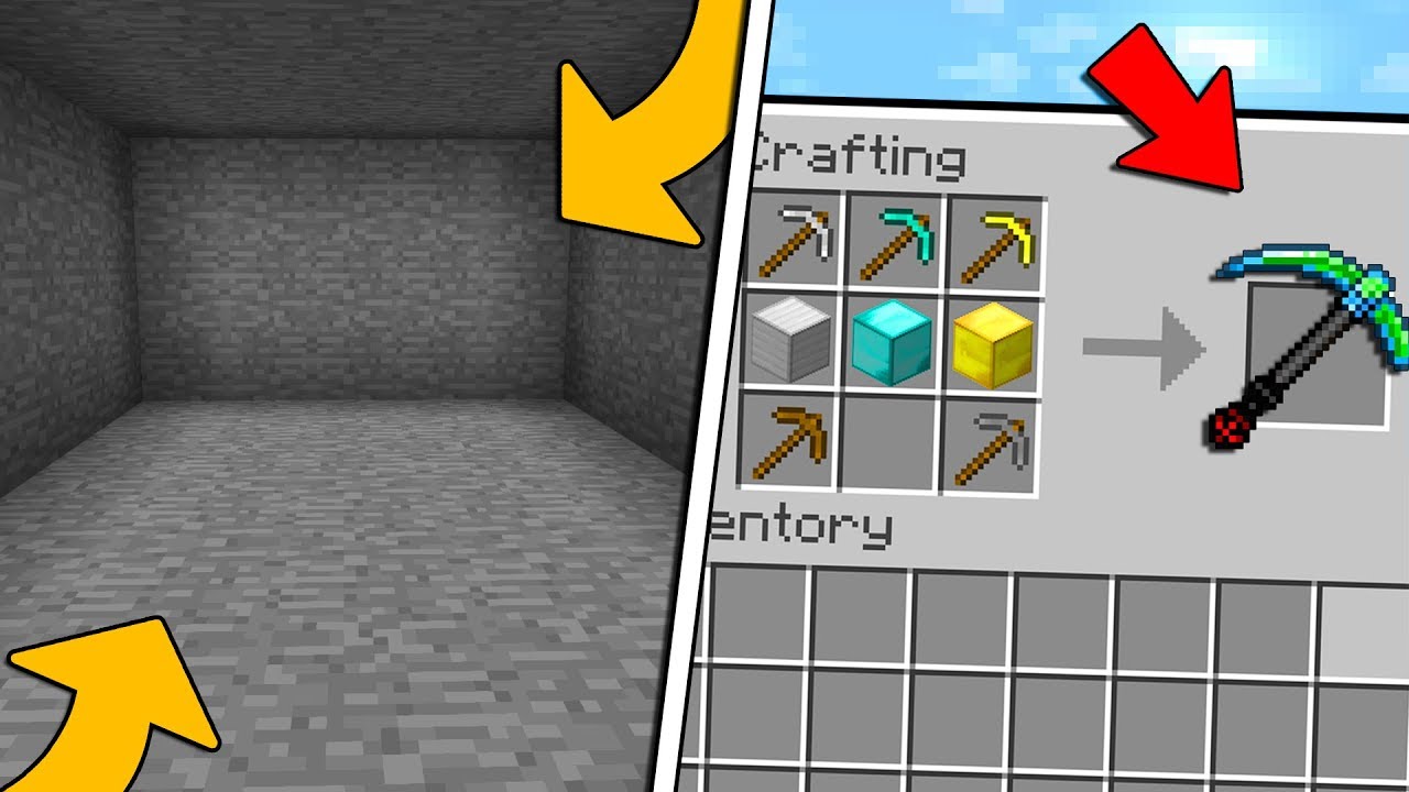 IL PICCONE PIU' FORTE DI MINECRAFT, SCAVA TUTTO!!!