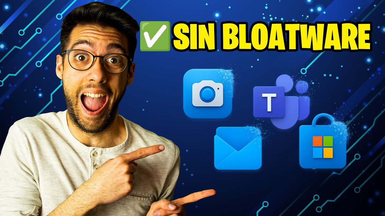 🚀 Cómo ELIMINAR el BLOATWARE de Windows 11 25H2 por Completo ✅