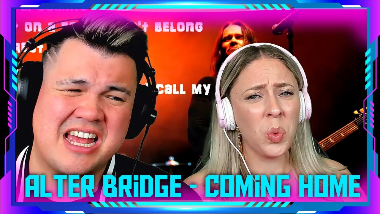Millennials React to Coming Home by Alter Bridge Lyric Video | THE WOLF HUNTERZ Jon and Dolly