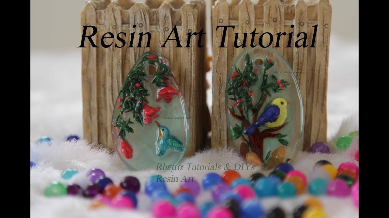 BIRD in RESIN / DIY Diorama from Resin - ART RESIN