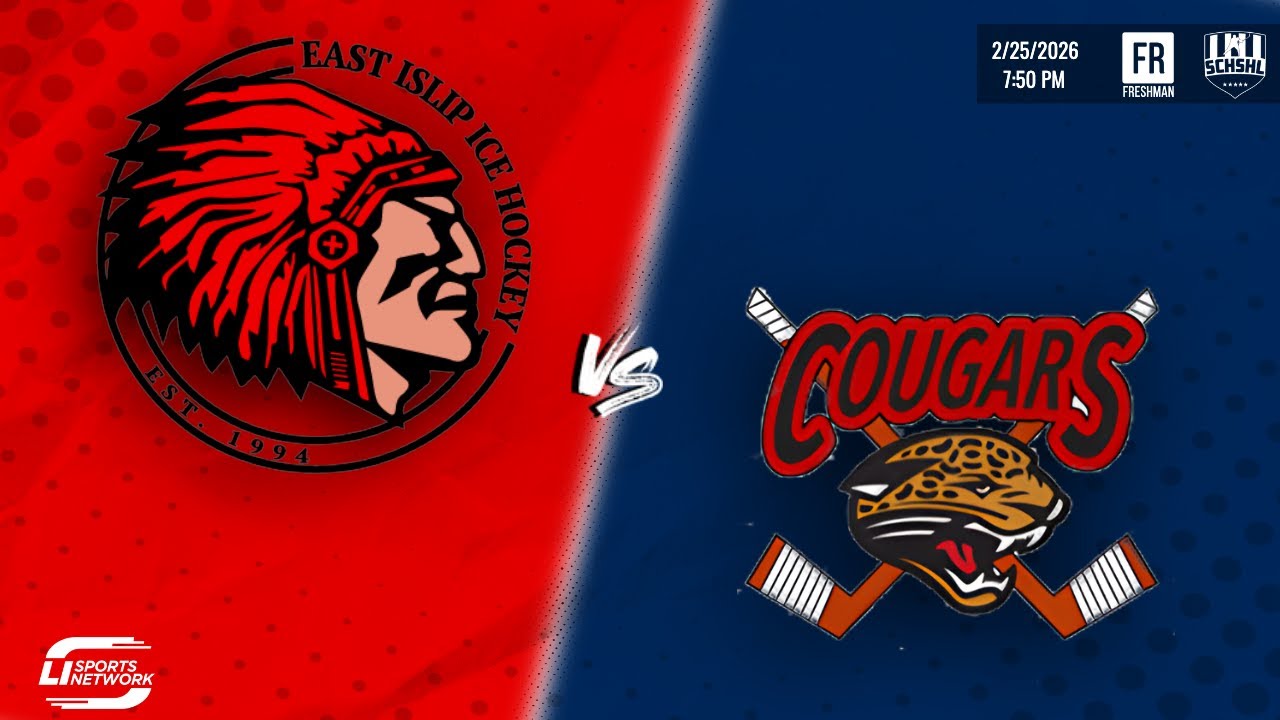 SCHSHL Freshman Hockey | East Islip Red vs Middle Country