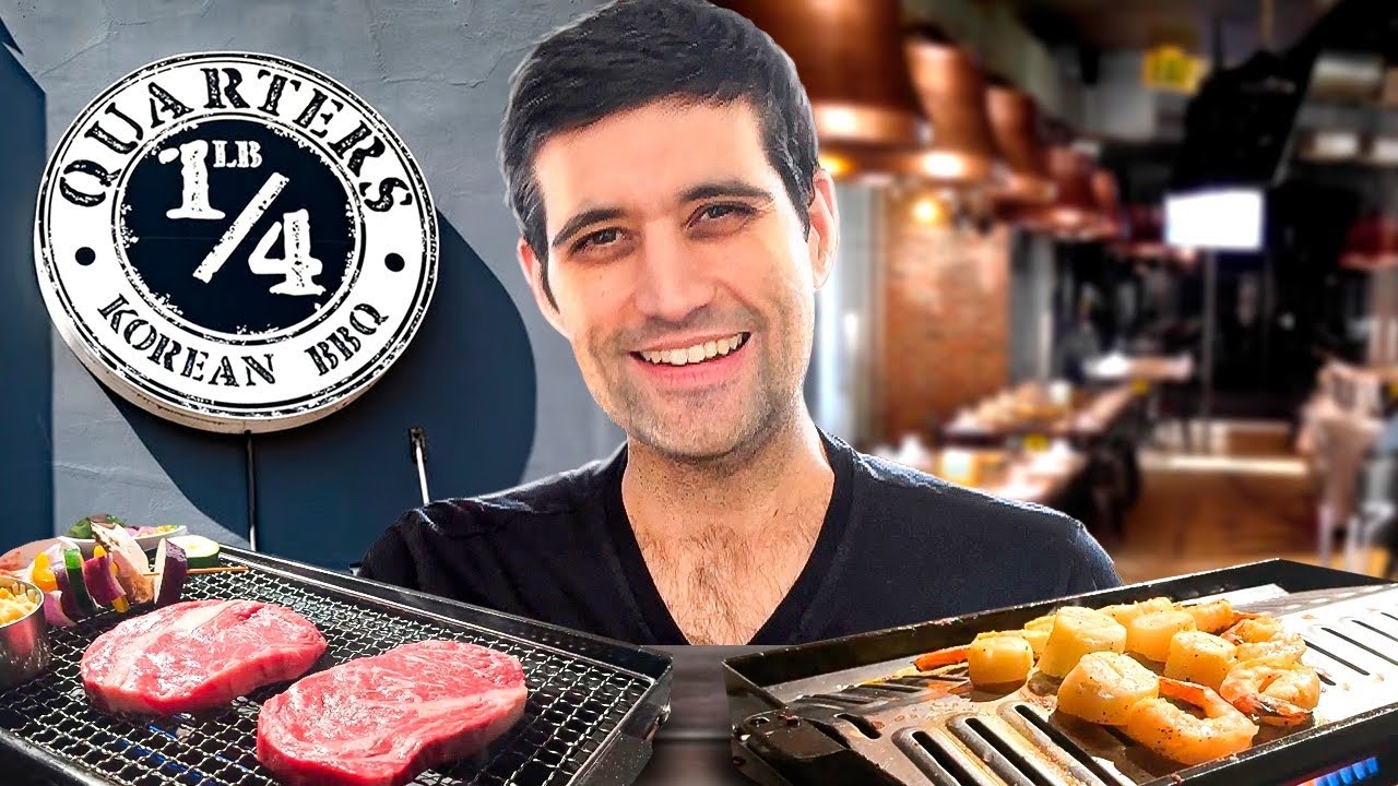 Experimentei o CHURRASCO COREANO e fiquei impressionado 😱