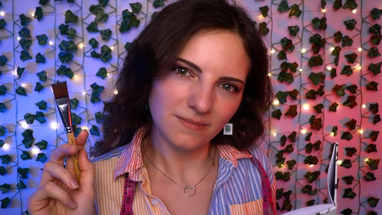 ASMR | Measuring, Drawing & Painting You 🖌️ Soft Spoken Roleplay