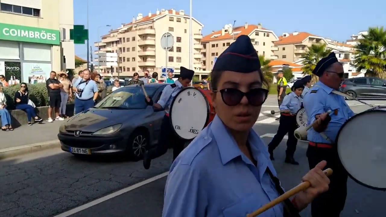 fanfarra de coimbrões no aniversário no latino Coelho em coimbrões