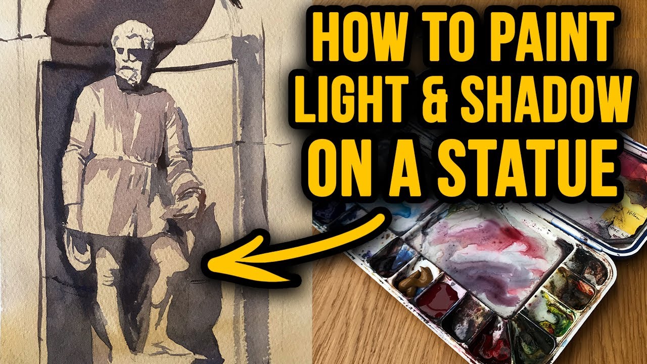 How to Paint Light and Shadow | Concave Statue