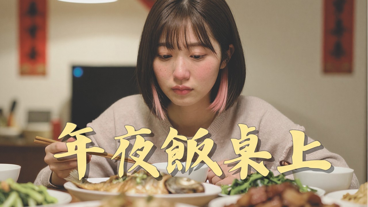 年夜飯桌上 🥢 | 父親顫抖的手，默默把最好的那塊留給我 | 父愛, 團圓, 過年