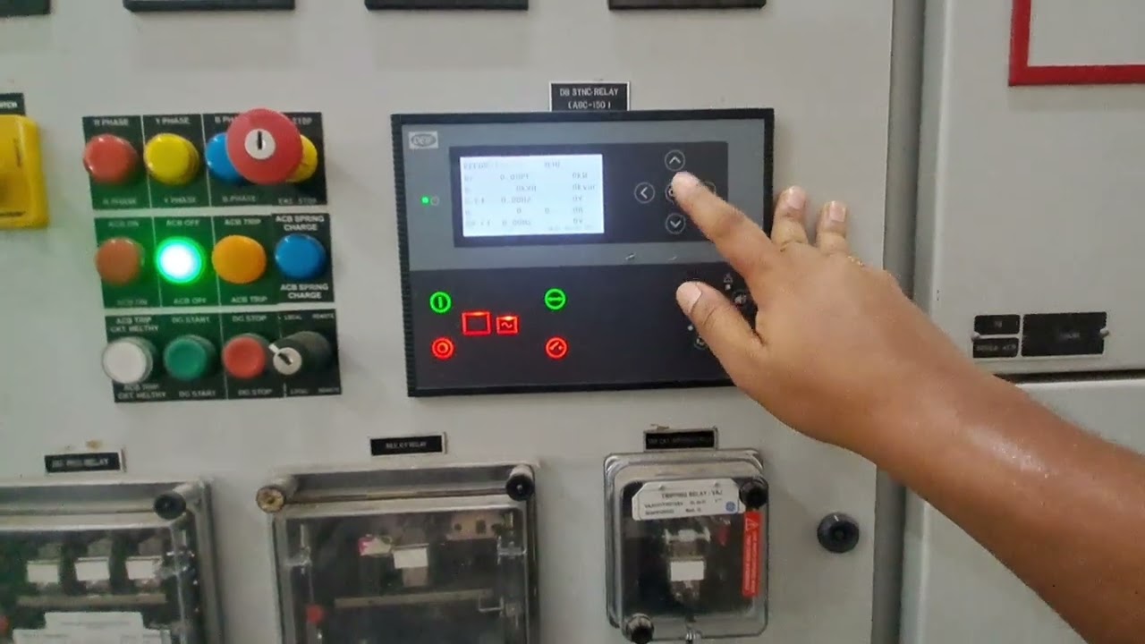 DIEF Auto Manual !! Dief Controller Settings !! Dief Alarm !! Dief Alarm acknowledge !!