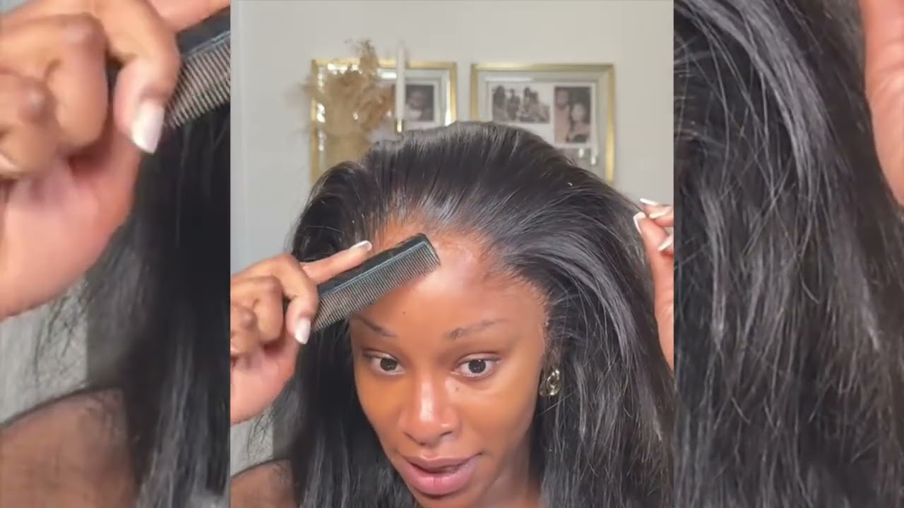 How to install your frontal lace hair for beginners #love #braids #hairstyles 