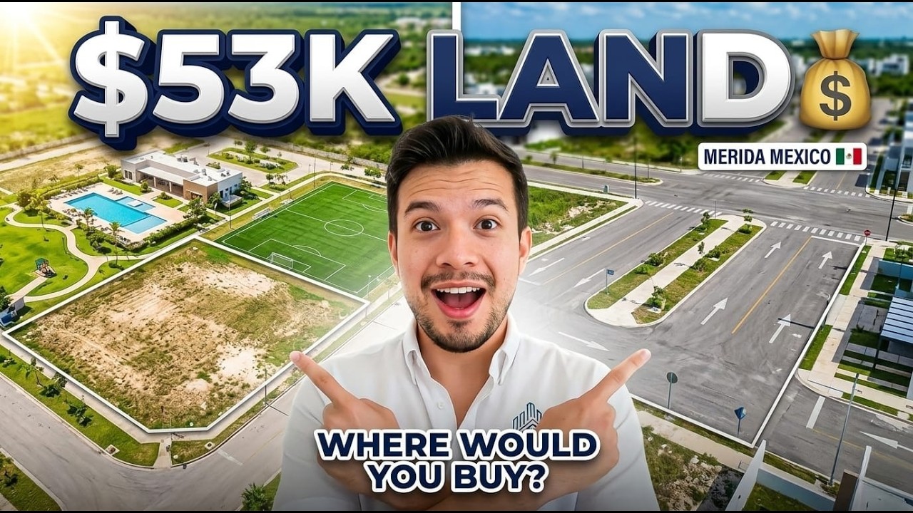 🆎 Gated Community VS Street Lot in Mérida Mexico 🇲🇽 ($53K Land Investment?)