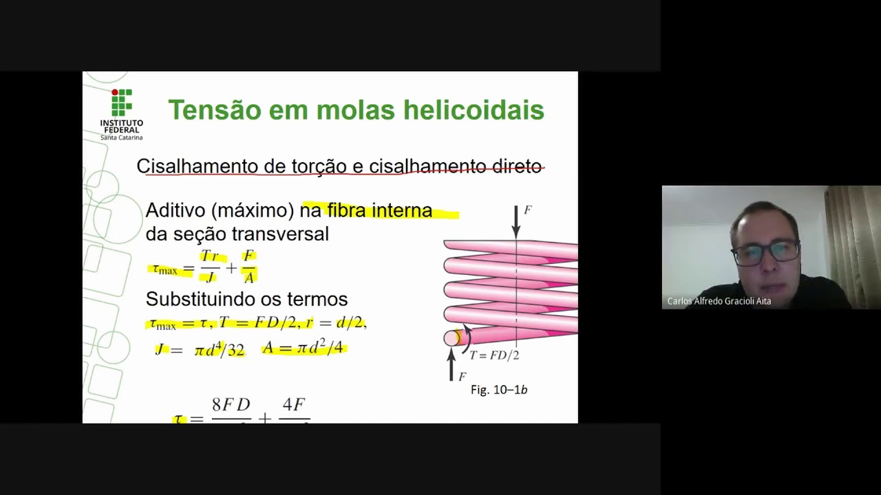 Projeto de Molas - Parte 1 - Tensão, Deflexão e Estabilidade