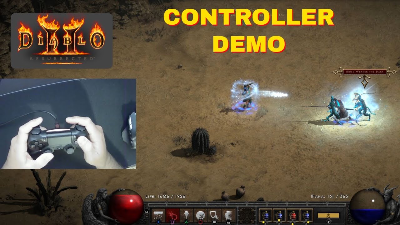 Diablo 2 Resurrected: Обзор управления геймпадом &mdash; демонстрация функций всех кнопок