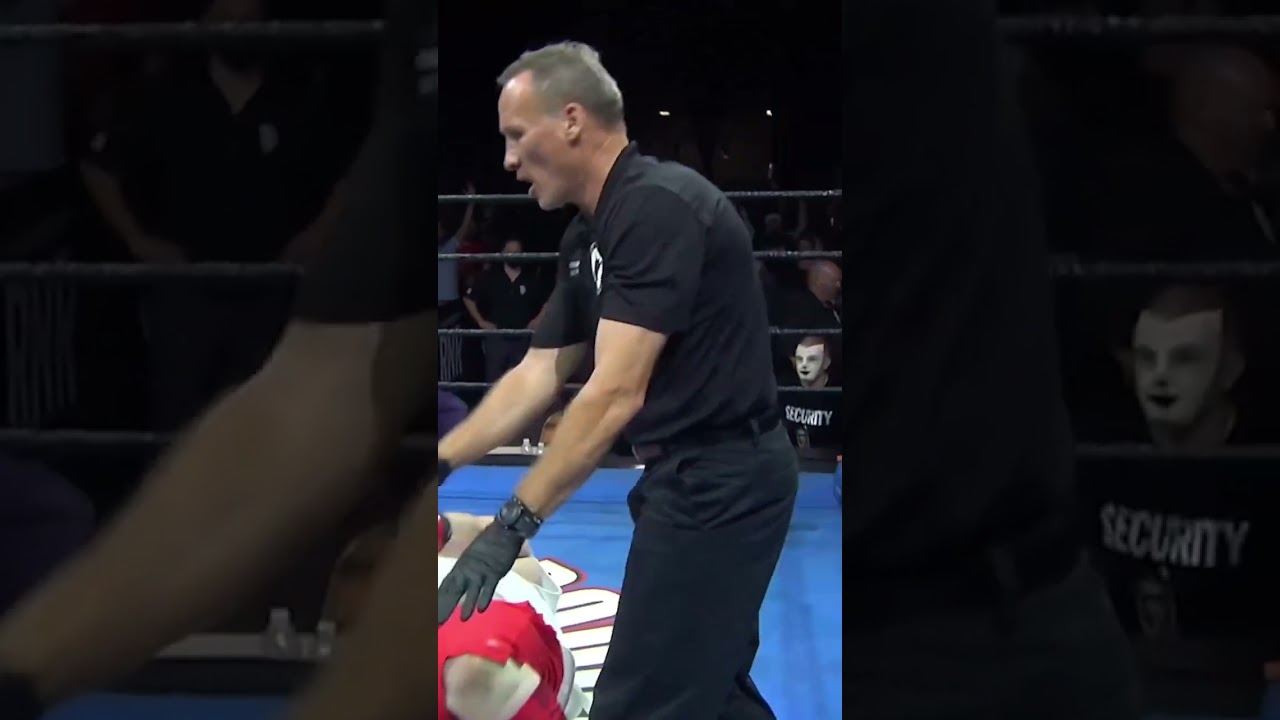 Cheap shot knocks down and injures 300 lb boxer at RNR 15