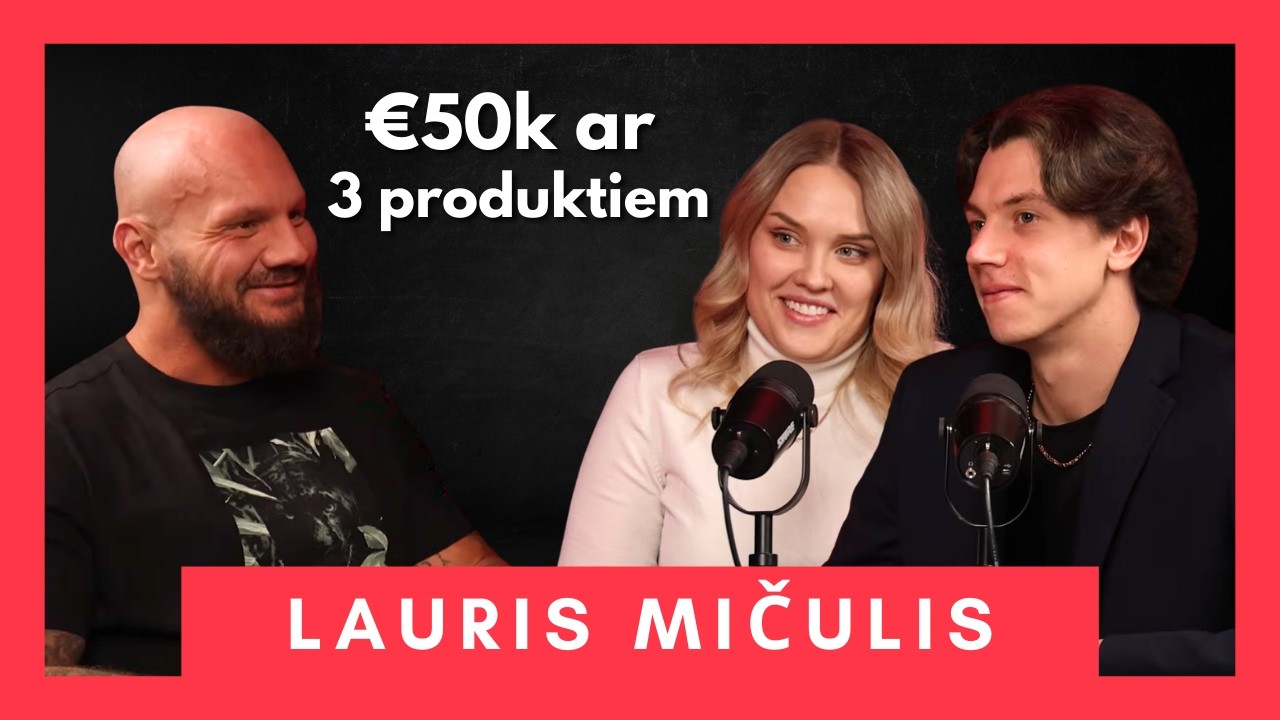 €50k ar 3 produktiem, bet €200k, lai sāktu uztura bagātinātāju biznesu | #34 Lauris Mičulis