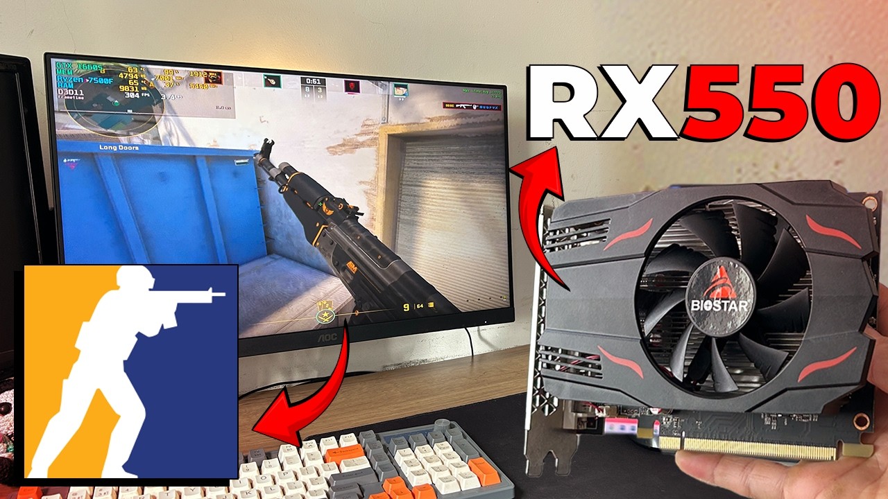 I tested CS2 on an RX 550 2GB... playable or a nightmare?