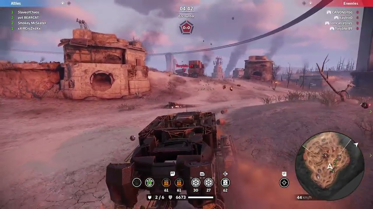 CW controlling the cap with porcs and kapkans