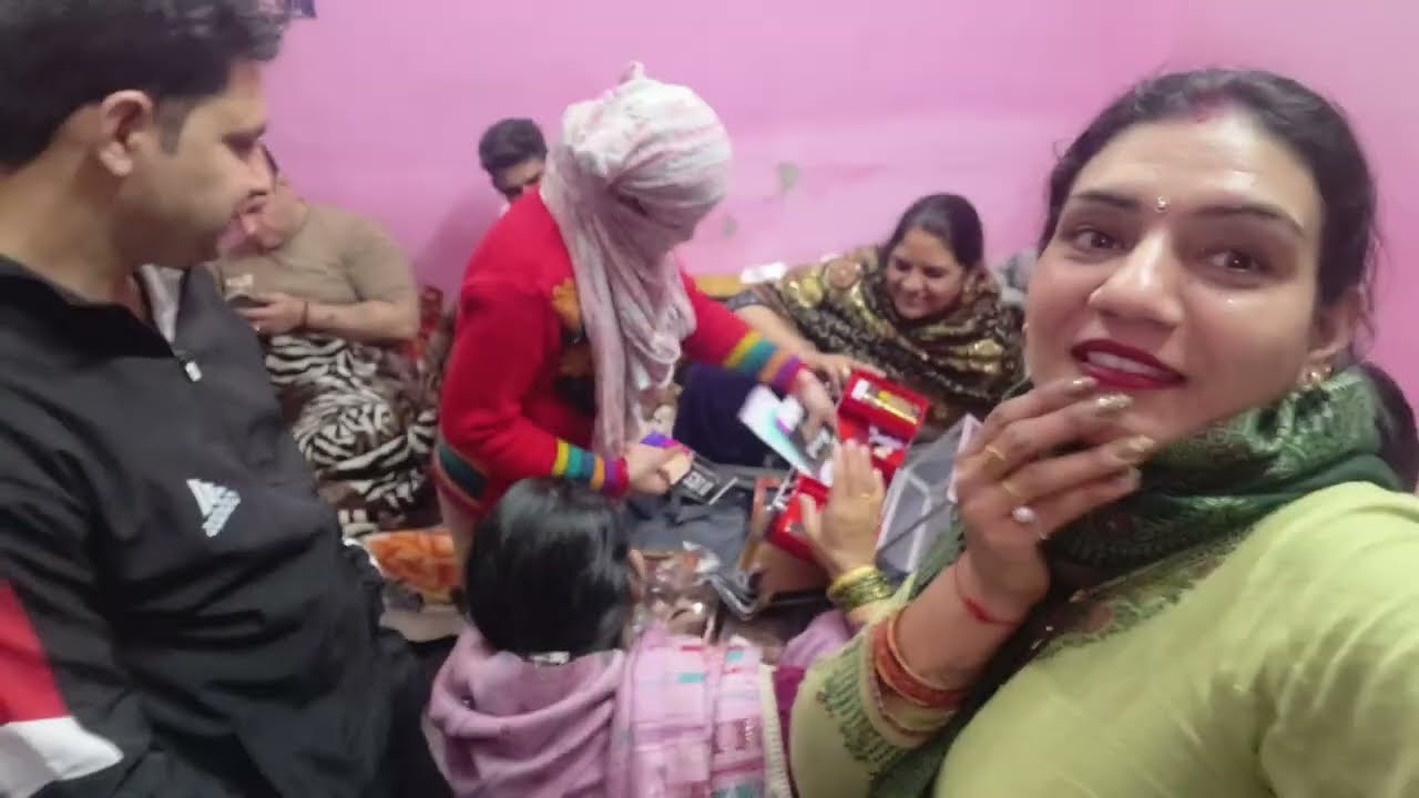 आज आया निधि का लहंगा ❤️❤️#viral #trending #vlog #family vlog 