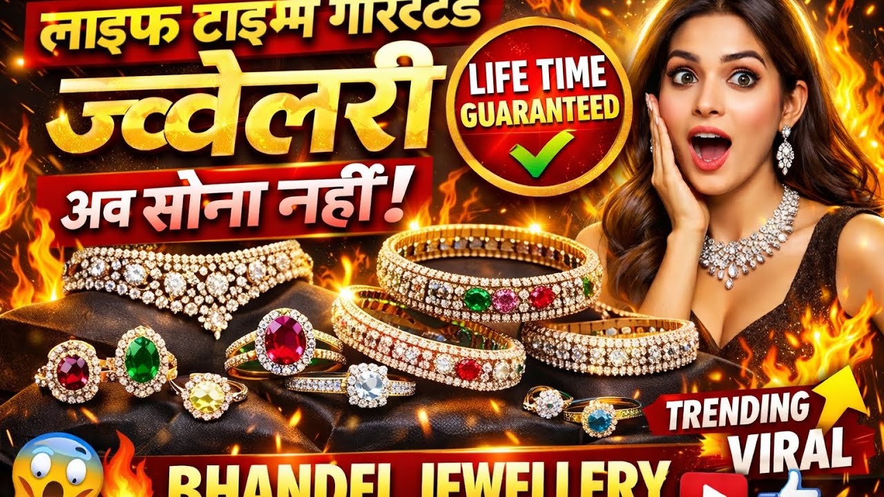 सोना छोड़ो 😱 Life Time Guaranteed Bhandel Jewellery | Budget Mein Royal Look 👑
