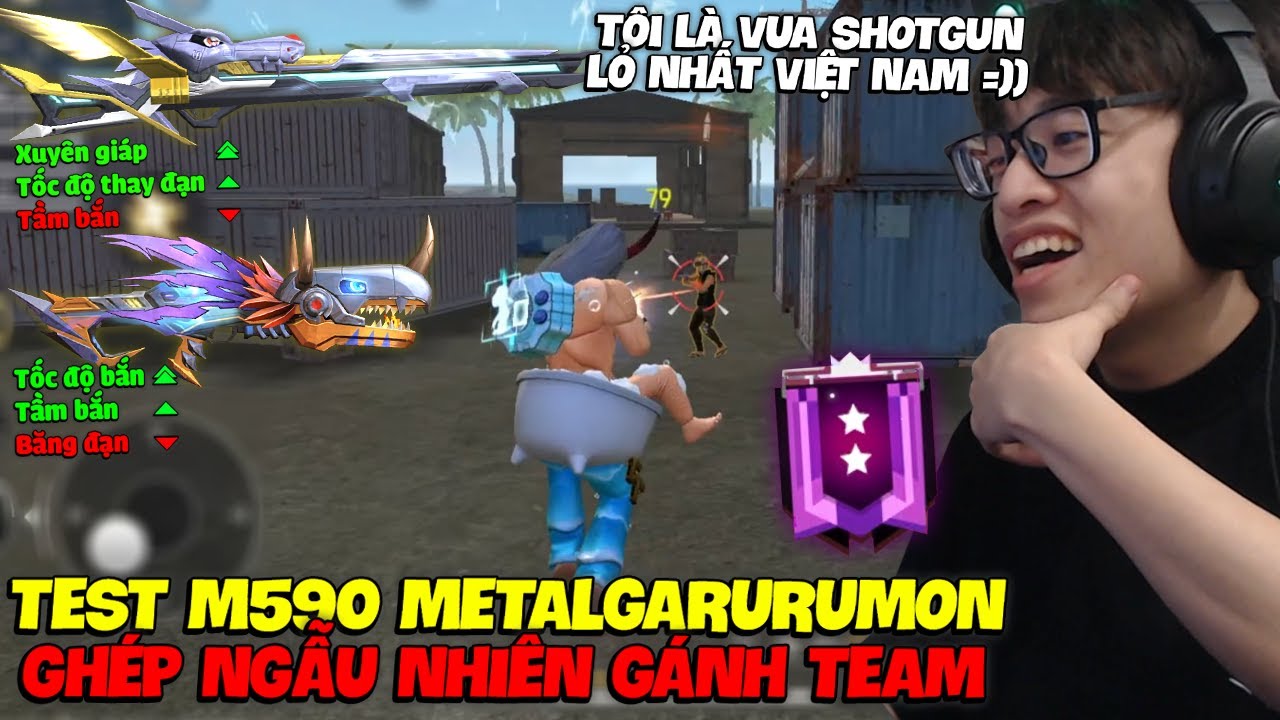 H&Ugrave;NG AKIRA TEST SKIN PP19 V&Agrave; M590 SỨC MẠNH METALGARURUMON G&Aacute;NH ĐỒNG BỌN LẤY TOP 1 RANK KC CỰC CĂNG