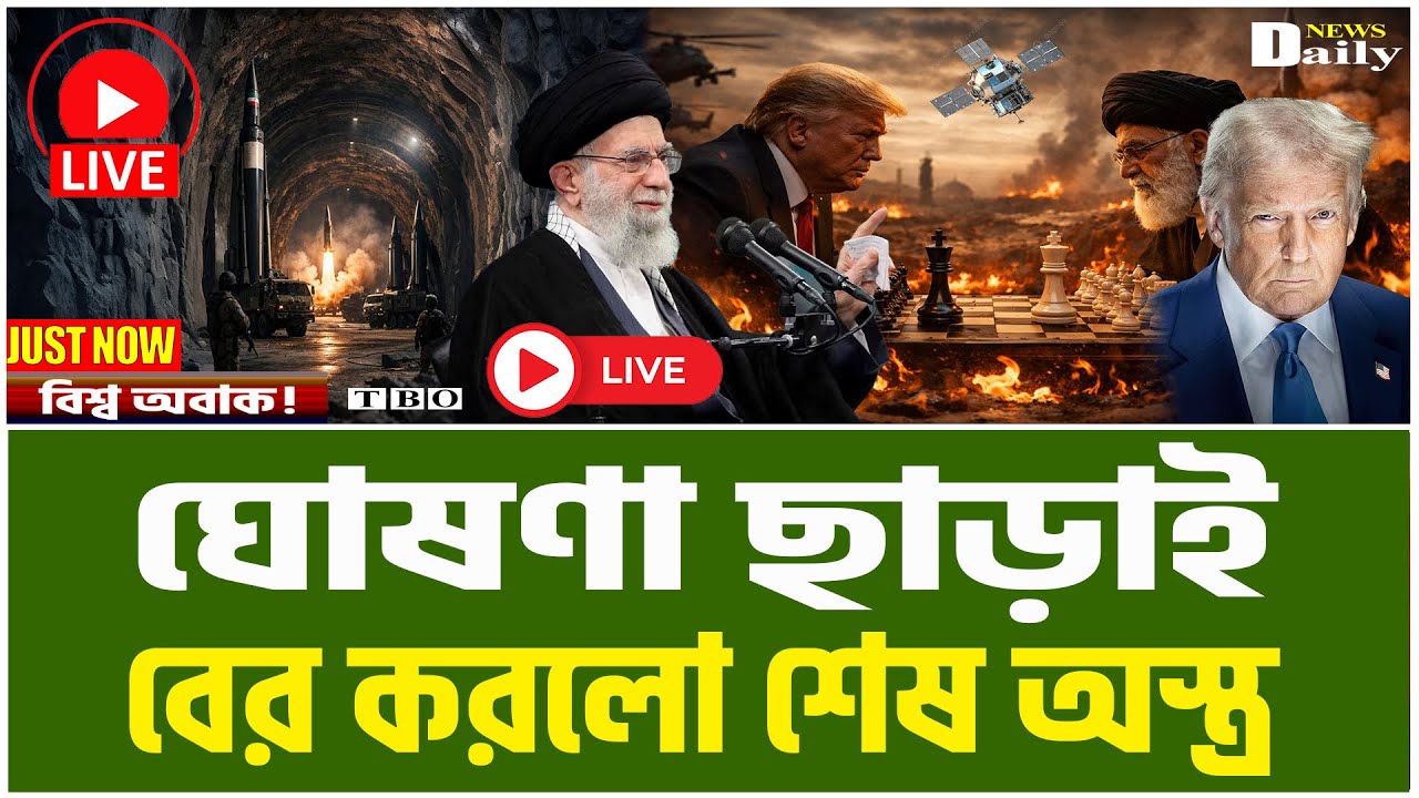 গোটা বিশ্ব হতবাক! ইরানের গোপন অস্ত্রে ভাঙল আমেরিকার দখল ! Iran News Today ।TBO Daily News।