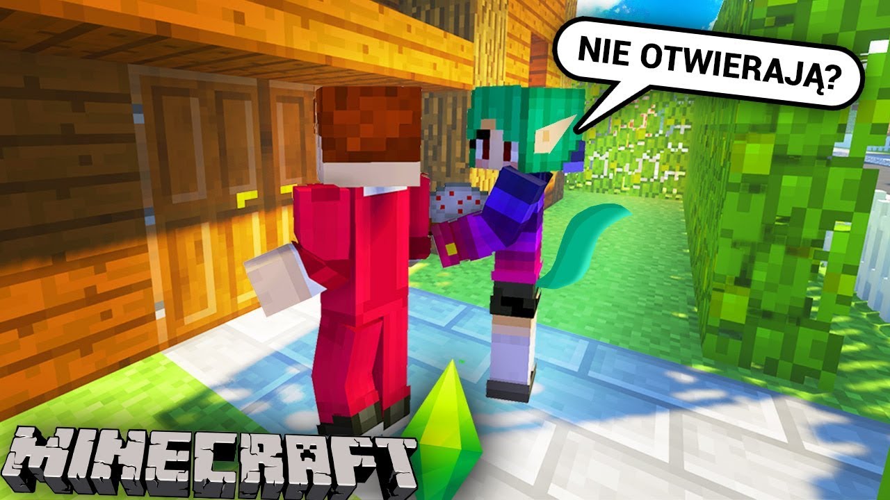 MINECRAFT SIMS #13 - Tajemniczy NOWI SĄSIEDZI! 👹