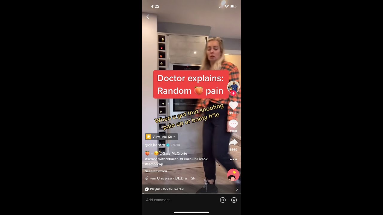 Doctor explains: random ass pain #shorts