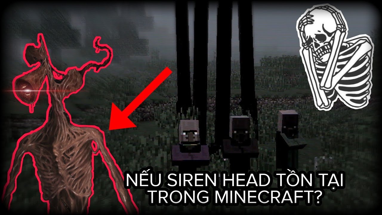 ĐIỀU GÌ SẼ XẢY RA NẾU SIREN HEAD XUẤT HIỆN TRONG MINECRAFT? | SIREN HEAD