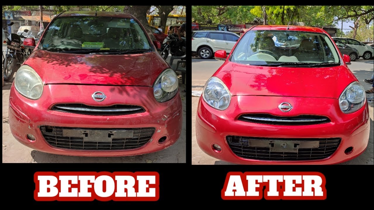 Nissan Micra Full Dent And Paint | Restoration Work | Lucknow