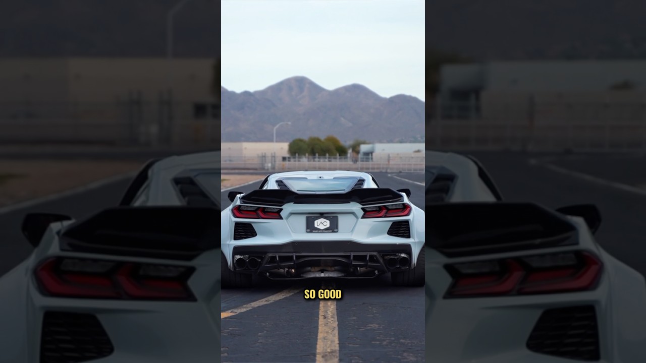 Magnaflow exhaust on a c8 corvette sounds excellent 🔊 💨