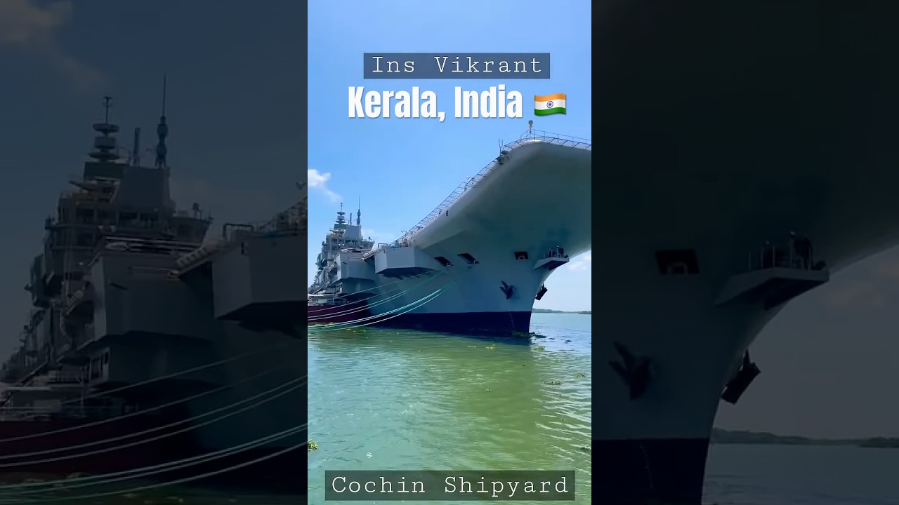 INS Vikrant | Cochin Shipyard | Kerala | India #insvikrant #indian #navy #aircraftcarrier #navy