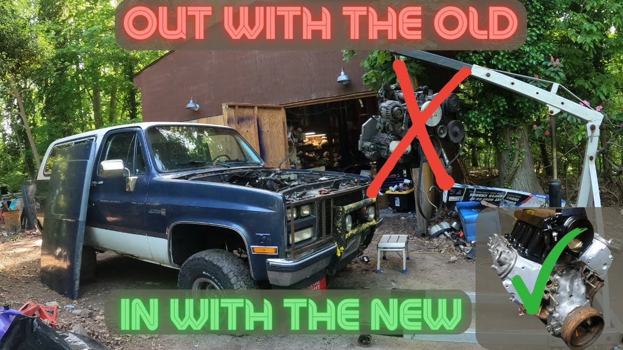 6.0 LS engine in a K5 Blazer: Engine SWAP