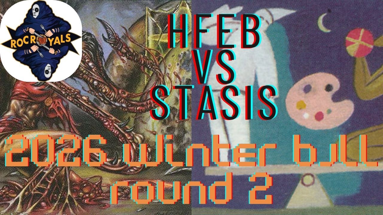 Зимний турнир 2026 года, 2 раунд, hFEB против Stasis | Геймплей в бумажной версии MTG (Premodern)...