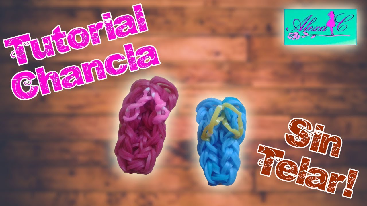 &hearts; Tutorial: Chanclas de gomitas (sin telar) &hearts;