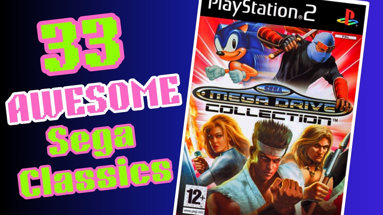 Sega Genesis Collection PS2 - Retro Games [All 33 Games Shown]