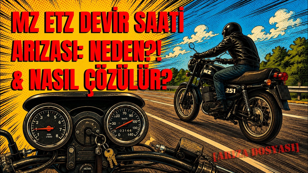 MZ ETZ devir saati niye çalışmaz ki?! Peki nasıl çalışır hale getirdik? İmalat hatası olan parçalar?